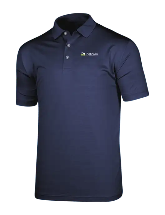 Callaway Vibrant Navy Ventilated Polo w/Platinum Vapor Recovery Logo