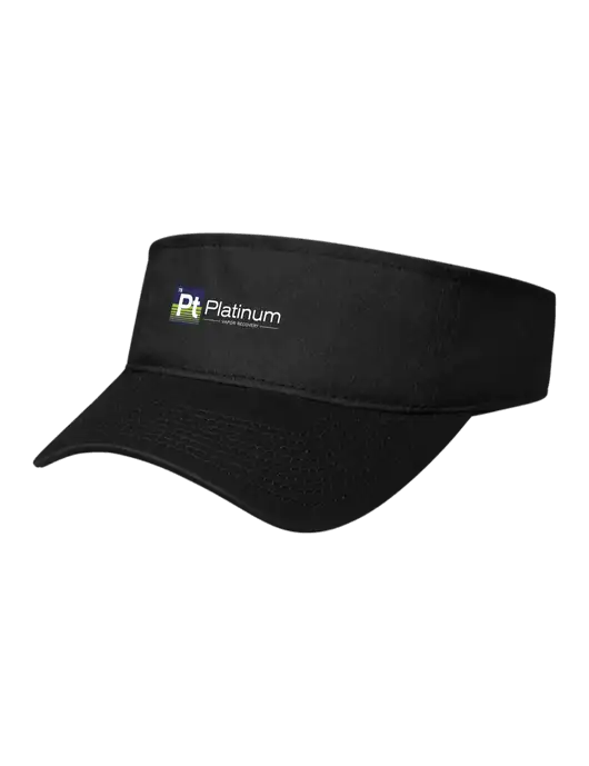 Black Cap Visor w/Platinum Vapor Recovery Logo