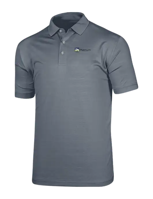 Callaway Vibrant Light Grey Ventilated Polo w/Platinum Vapor Recovery Logo