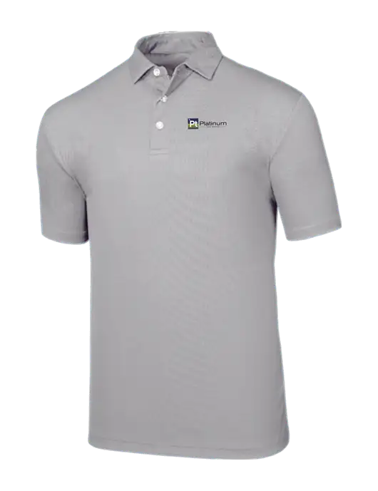 Callaway Birdseye Light Grey Polo w/Platinum Vapor Recovery Logo