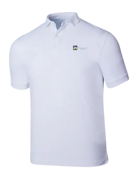 Callaway Ottoman Bright White Polo w/Platinum Vapor Recovery Logo