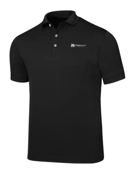 Callaway Ottoman Black Polo w/Platinum Vapor Recovery Logo