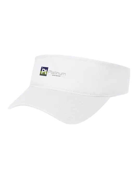 White Cap Visor w/Platinum Vapor Recovery Logo
