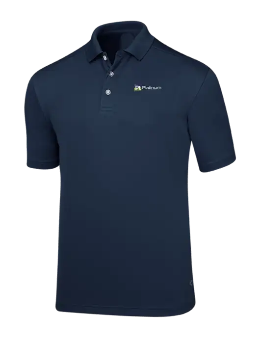 Callaway Core Navy Performance Polo w/Platinum Vapor Recovery Logo