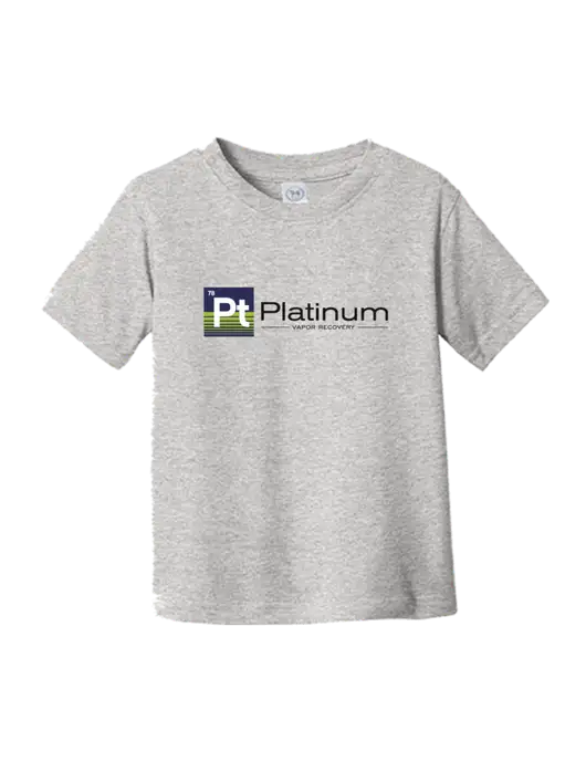 Rabbit Skins Light Grey Heather Toddler Fine Jersey Tee w/Platinum Vapor Recovery Logo