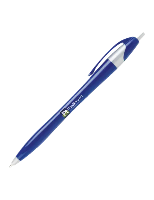 Novella Navy/Silver Corporate Pen- Blue Ink w/Platinum Vapor Recovery Logo