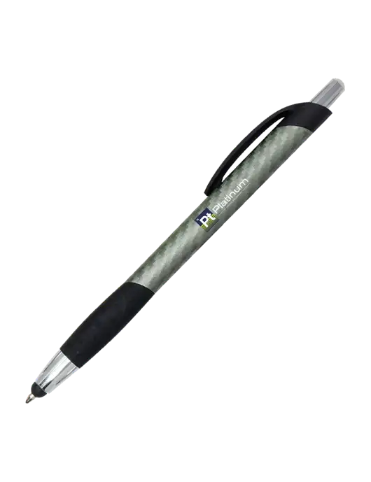 Sunray Gunmetal Stylus Pen w/Platinum Vapor Recovery Logo