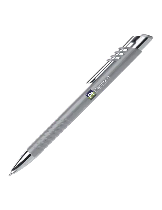 Schirhart Grey Pen - Black Ink w/Platinum Vapor Recovery Logo