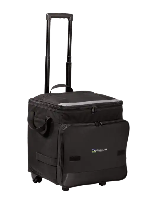 Black Rolling Cooler w/Platinum Vapor Recovery Logo