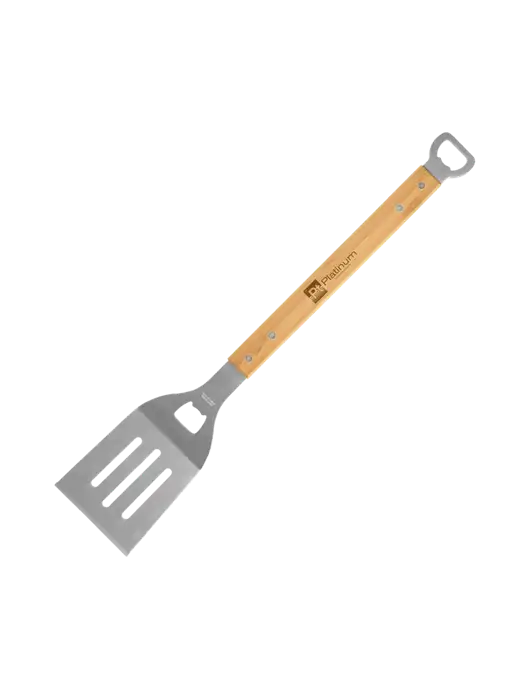 Bamboo BBQ Spatula w/Platinum Vapor Recovery Logo