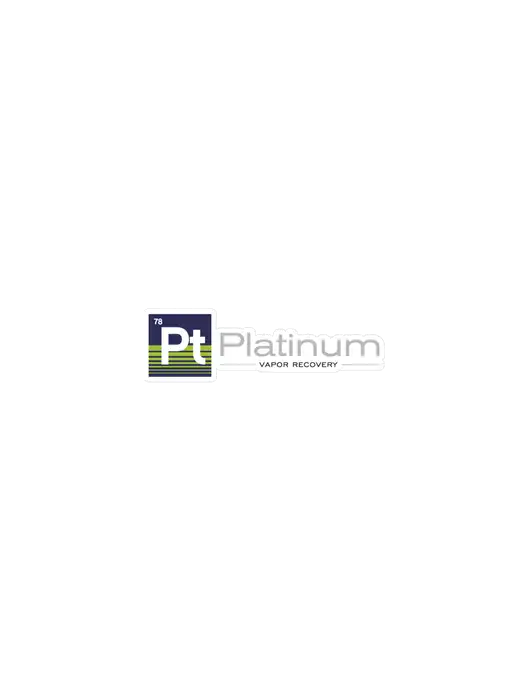 Platinum Vapor Recovery Small Decal (4.5"w) 