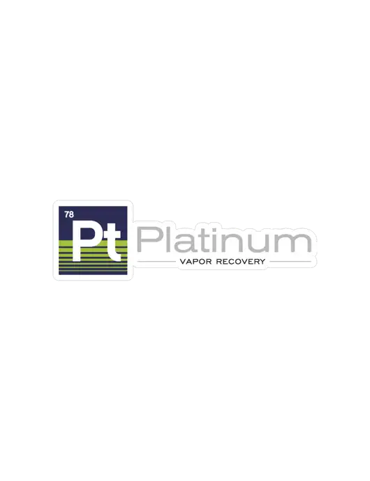 Platinum Vapor Recovery Large Decal (8.5"w)