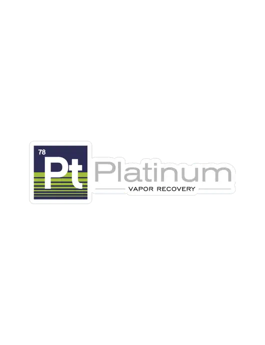 Platinum Vapor Recovery Extra Large Decal (11.5"w)